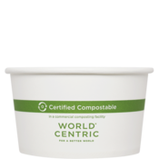 World Centric Soup Bowls - Paper - White/Kraft