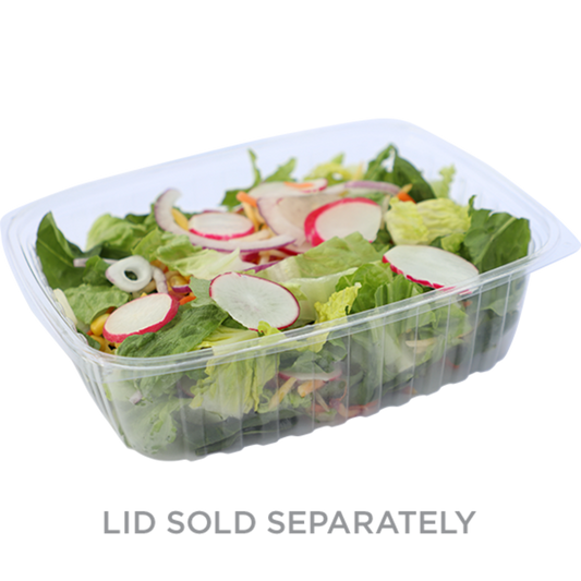 World Centric's	48 oz Rectangular Deli, Clear	RD-CS-48