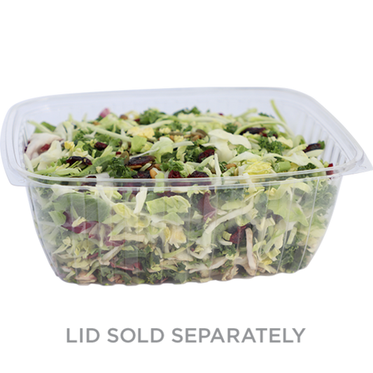 World Centric's	64 oz Rectangular Deli, Clear	RD-CS-64