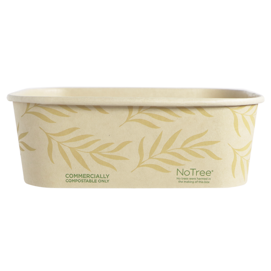 World Centric's No Tree Food Container - Plant Fiber Paper - FSC 100% Bamboo - Compostable - NEW